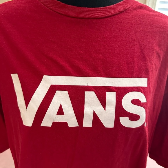 Plus Size Unisex Vans XXL Red Classic Tee - Picture 1 of 5
